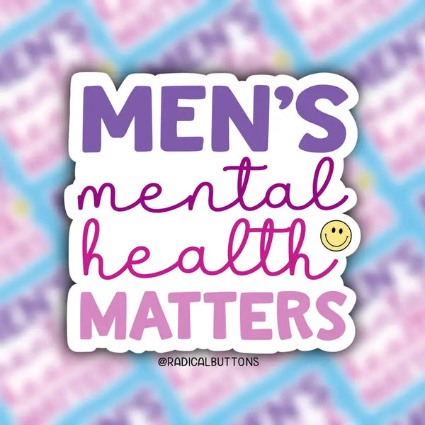 Men's Mental Health Matters Sticker