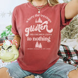 Where treetops glisten and children listen to nothing graphic tee
