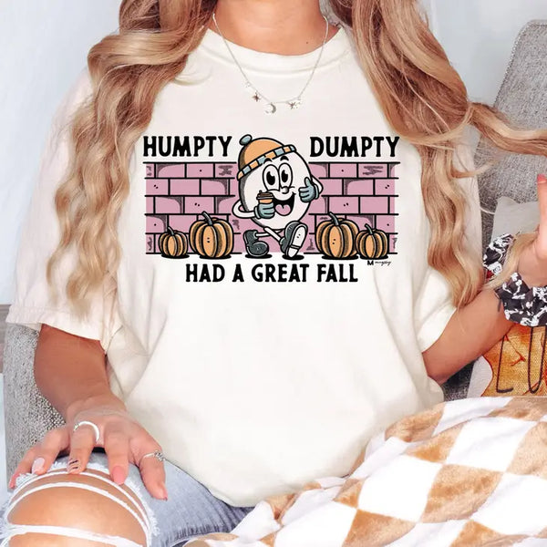 Humpty Dumpty Had A Great Fall Graphic Tee Shirt