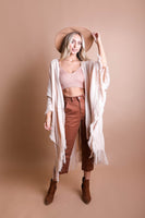 Boho Fringe Cardigan