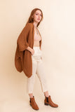 Sweater Knit Poncho Cardigan