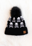 Fleece Lined Skull & Crossbones Hat