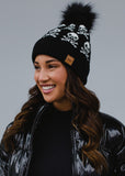 Fleece Lined Skull & Crossbones Hat