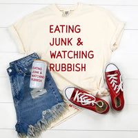 Eating Junk and Watching Rubbish Home Alone Graphic Tee