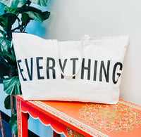 Everything Oversized Canvas Tote