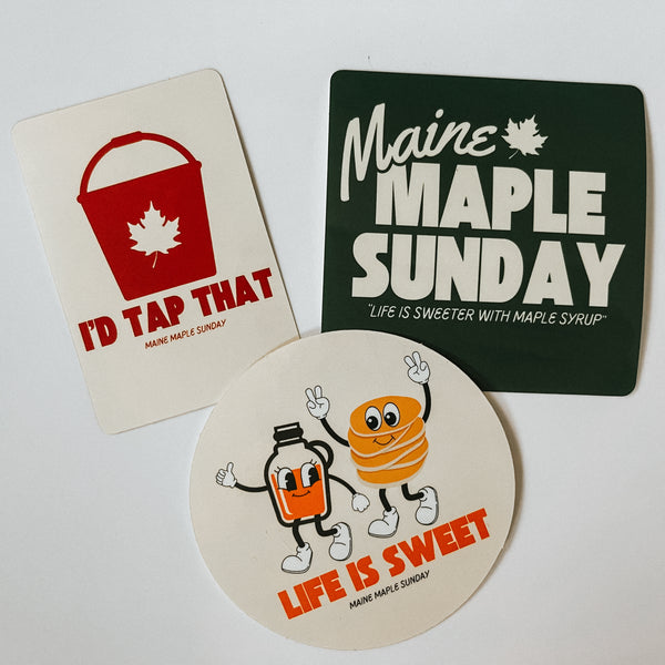 Maine Maple Sunday Sticker Pack