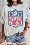 NFL Taylor’s Version Grey Crewneck Sweatshirt