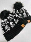 Fleece Lined Skull & Crossbones Hat