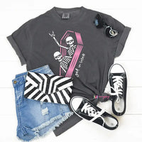 Get in Loser Skeleton Graphic Tee Shirt