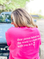 Pink Mental Health Matters Limited Edition Crewneck